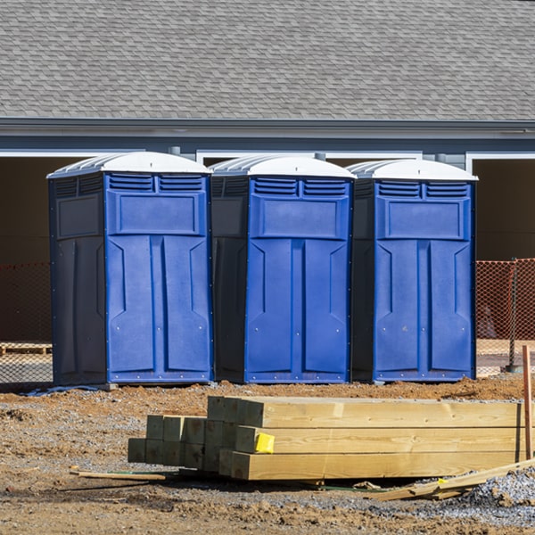 how often are the porta potties cleaned and serviced during a rental period in Covington GA